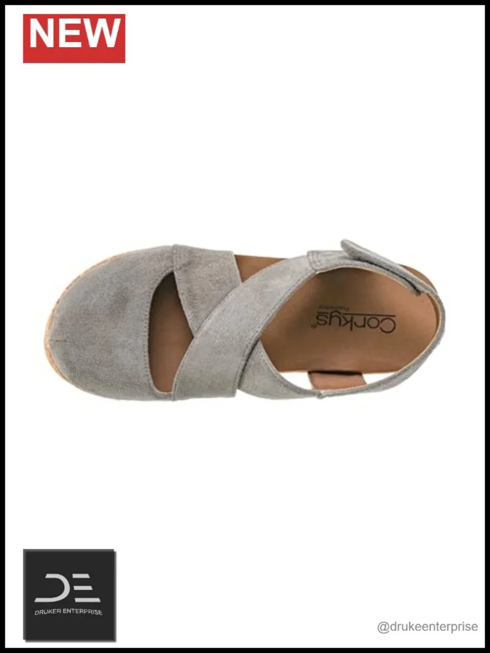 Corkys Case Closed Wedge Sandals - 2.5